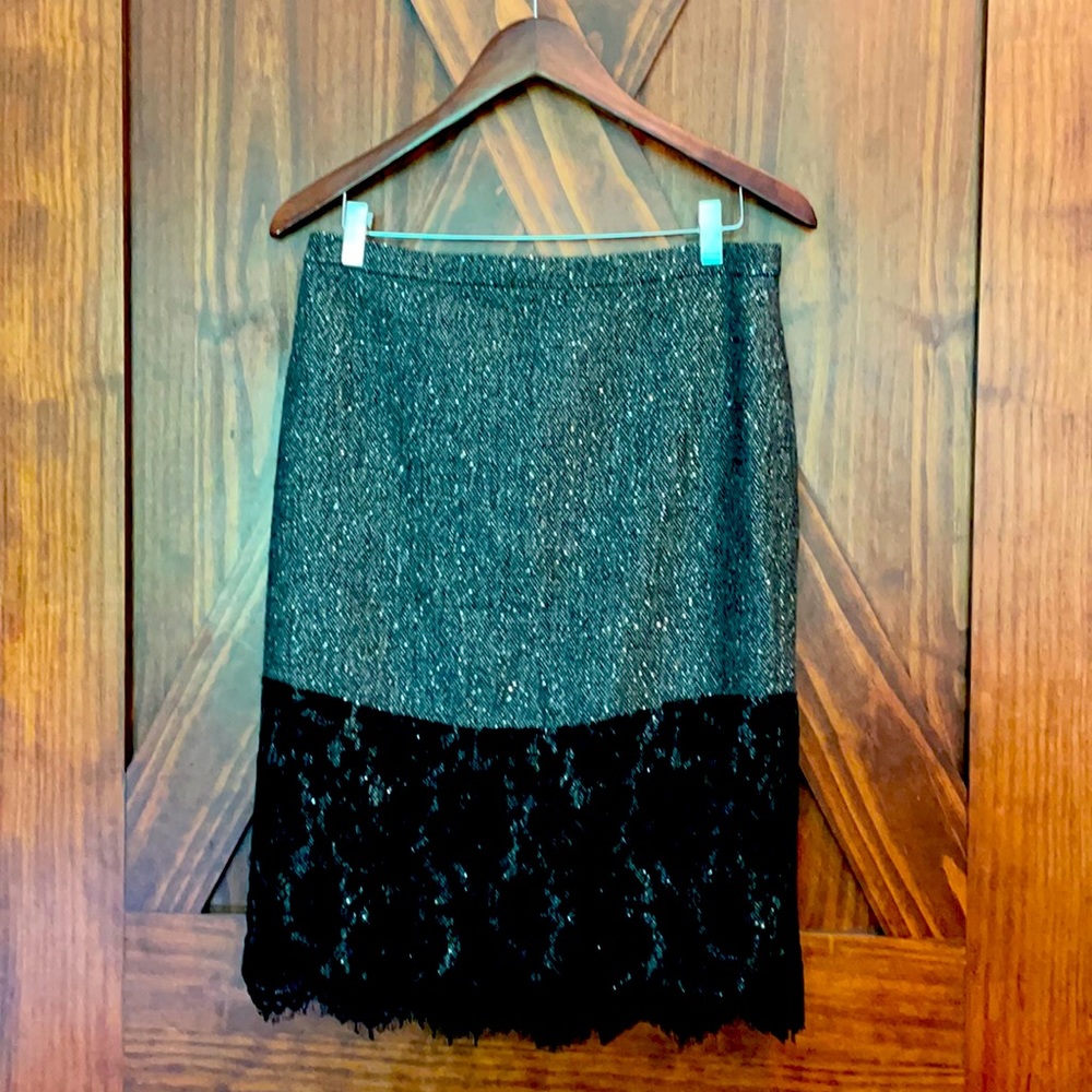Jcrew wool blend pencil skirt